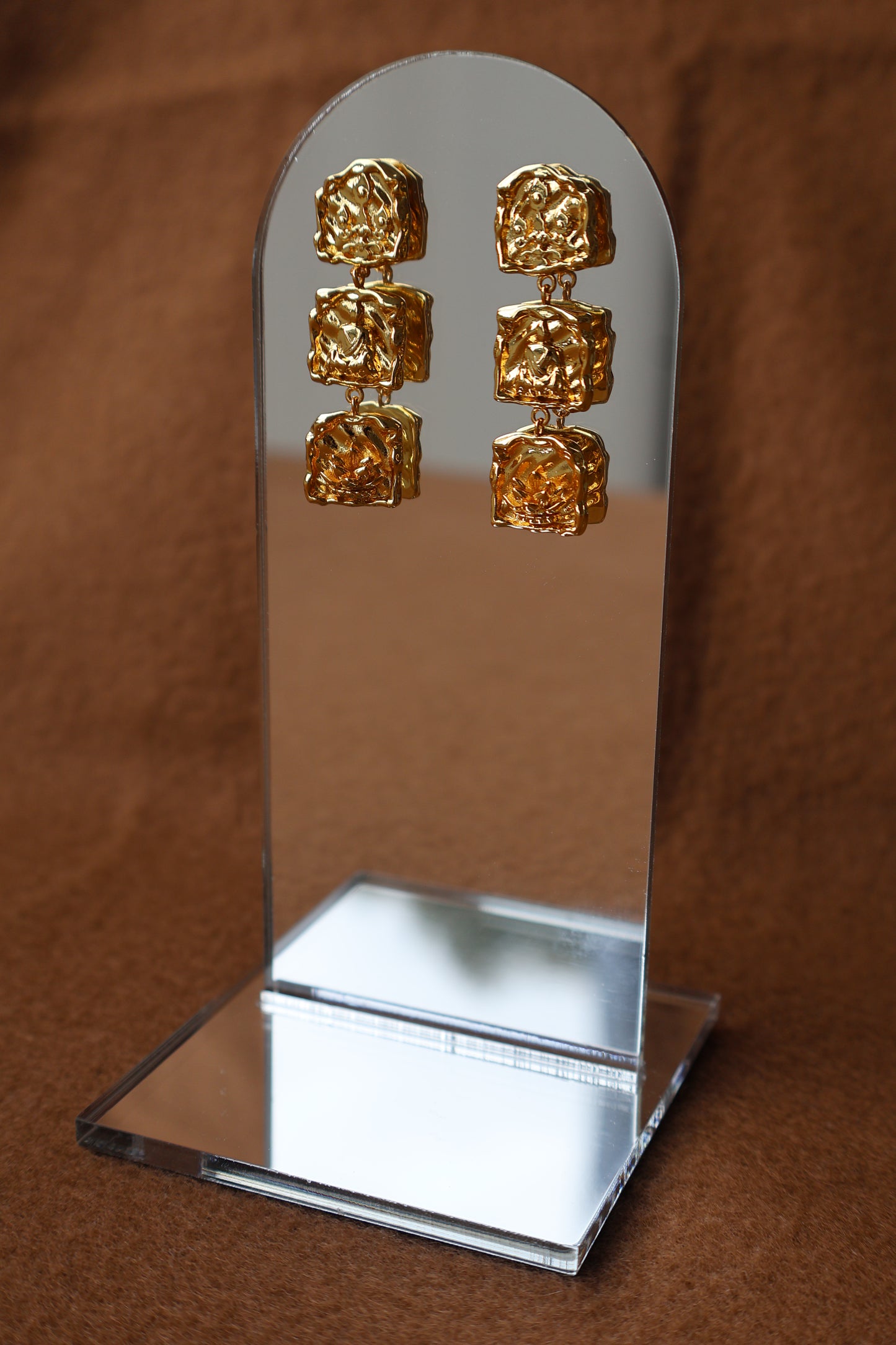 Starfall Matte Drop Earrings
