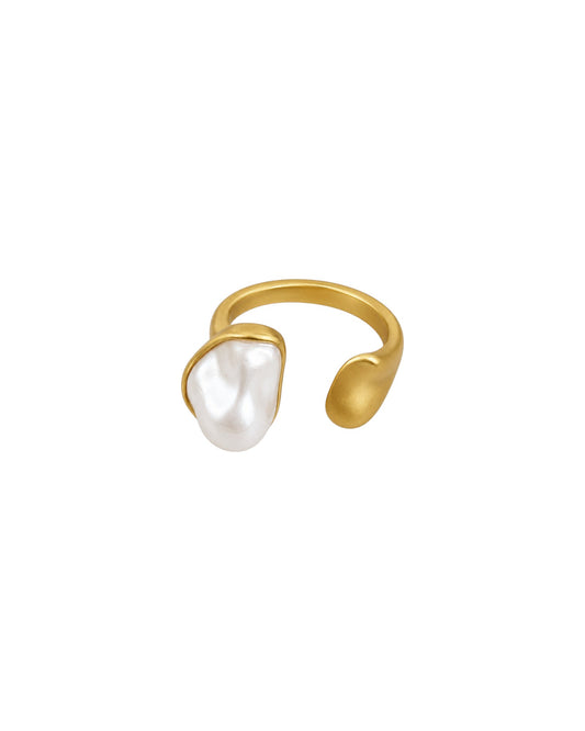 Elysian Pearl Open Ring