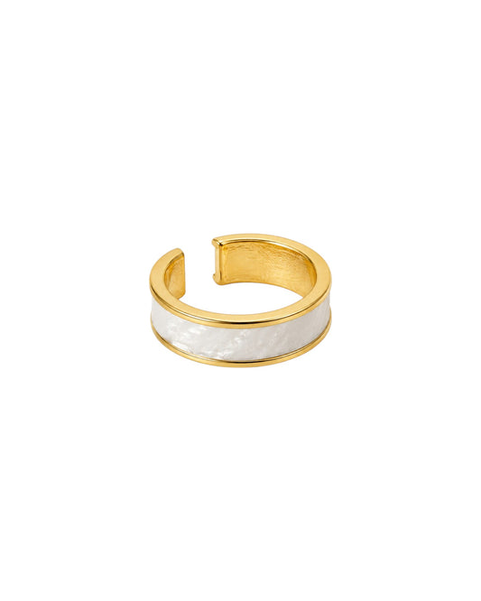 Ivory Line Stacking Ring