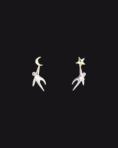 Tandem Drop Earrings