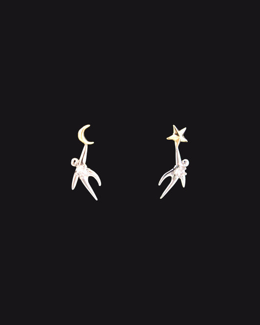 Tandem Drop Earrings