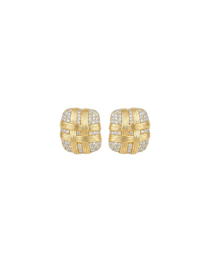 LATTICE LIGHT OVERSIZE STUDS