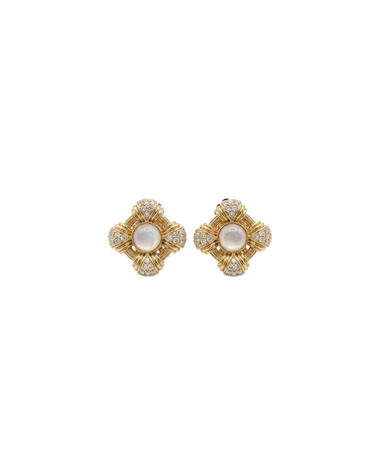 INTERLACE OVERSIZE STUDS