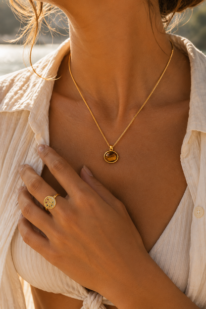 AURIC EYE NECKLACE