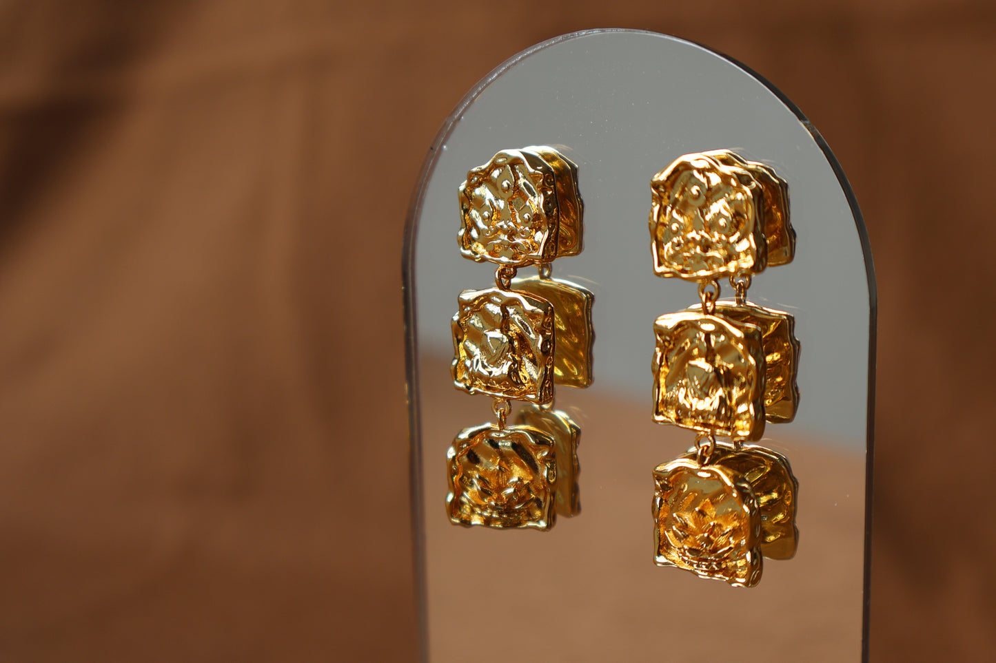 Starfall Matte Drop Earrings