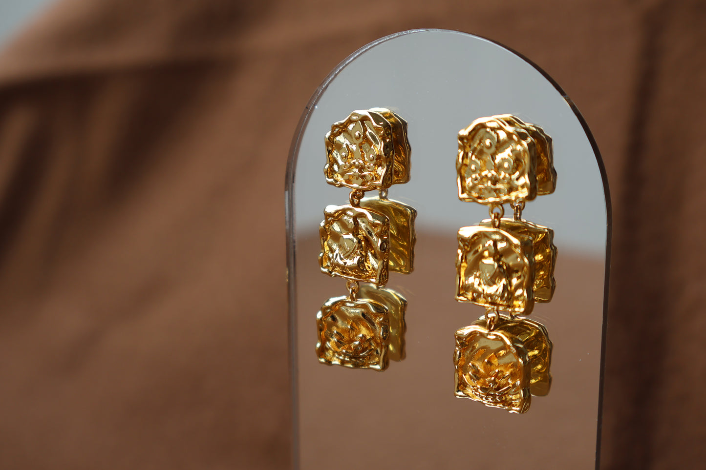 Starfall Matte Drop Earrings