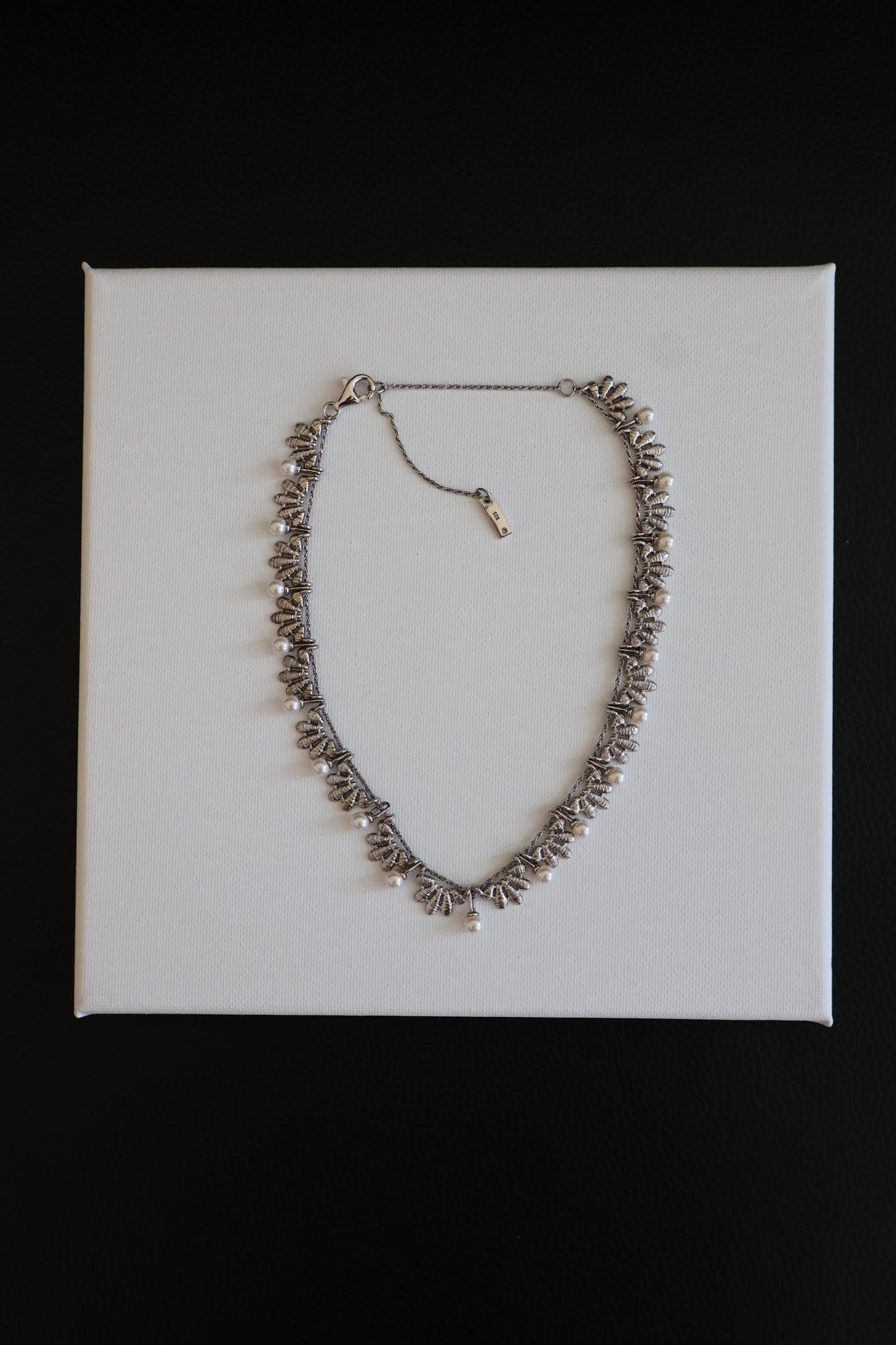 Lace Woven Flower Necklace