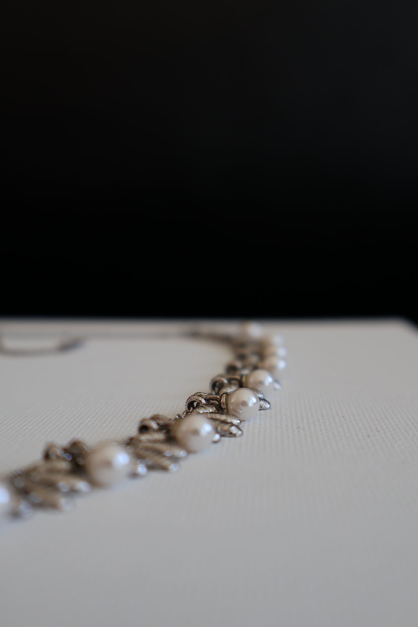 Lace Woven Flower Necklace