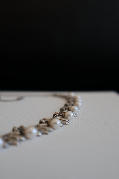 Lace Woven Flower Necklace